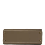 Hermes Kelly Retourne 32 Etoupe Togo Gold Hardware - Image 6