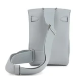 Hermes HAC A Dos PM Backpack Gris Pantin Togo Palladium Hardware - Image 4