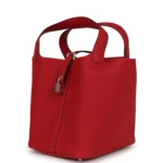 Hermes Picotin Lock 22 Rouge Piment Maurice Palladium Hardware - Image 5