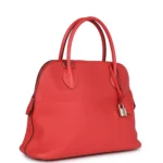 Hermes Bolide 31 Rouge Pivoine Clemence Palladium Hardware - Image 2