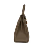 Hermes Kelly Retourne 32 Etoupe Togo Gold Hardware - Image 3