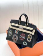 Herm&egrave;s Birkin 20-25 Badge Bag Goatskin customization - Image 5