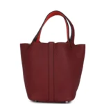 Hermes Picotin Lock 18 Eclat Rouge H Clemence Palladium Hardware - Image 4