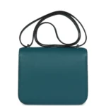 Hermes Constance 18 Vert Bosphore Evercolor Palladium Hardware - Image 4