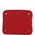 Hermes Picotin Lock 22 Rouge Piment Maurice Palladium Hardware - Image 6