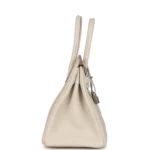 Hermes Birkin 30 Craie Togo Palladium Hardware - Image 4