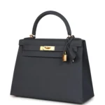 Hermes Kelly Sellier 28 Ardoise Epsom Gold Hardware - Image 5