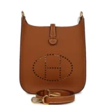 Hermes Evelyne Sellier TPM Gold Epsom Gold Hardware