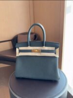 Herm&egrave;s Birkin 25-35 Emerald TOGO Custom