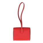 Hermes Kelly Festival Bag Charm Rouge Radieux Swift Palladium Hardware - Image 4