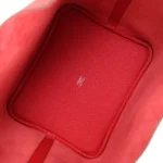 Hermes Picotin Lock 22 Rouge Piment Maurice Palladium Hardware - Image 7