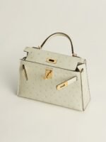 Hermes Kelly2 Mini 19 South African ostrich skin - Image 8