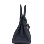 Hermes Birkin 25 Bleu Nuit Togo Palladium Hardware - Image 3