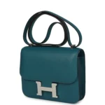 Hermes Constance 18 Vert Bosphore Evercolor Palladium Hardware - Image 5