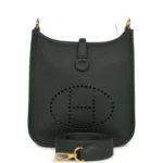 Hermes Evelyne TPM Vert Mangrove Clemence Gold Hardware
