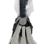 Hermes Herbag Zip 31 PM Hobnailed Black and Ecru Printed H Plume Canvas and Vache Hunter Palladium Hardware - Image 9