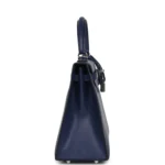 Hermes Kelly Sellier 25 Bleu Saphir Chevre Chamkila Palladium Hardware - Image 3