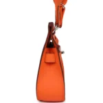 Hermes Mini Jypsiere Orange Minium Swift Palladium Hardware - Image 3