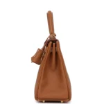 Hermes Kelly Retourne 25 Gold Togo Gold Hardware - Image 3