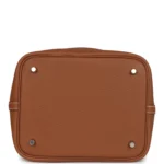 Hermes Picotin Lock 22 Gold Clemence Palladium Hardware - Image 6