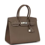 Hermes Birkin Sellier 30 Etoupe Epsom Palladium Hardware - Image 2