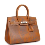 Hermes Birkin Sellier 30 "Zouaves Et Dragons" Naturel Sable Butler Palladium Hardware - Image 2
