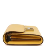 Hermes Constance To Go Wallet Jaune Ambre Evercolor Palladium Hardware - Image 3