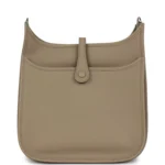 Hermes Evelyne III PM Beige Marfa Clemence Palladium Hardware - Image 4