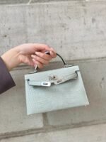 Hermes Kelly2 Mini 19 crocodile skin - Image 13