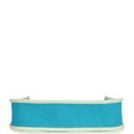 Hermes Neo Evelyne PM Bleu Azteque Officier Canvas and Vert Fizz Swift Palladium Hardware - Image 6