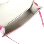 Hermes Special Order (HSS) Kelly Sellier 20 Rose Pourpre Verso Epsom Palladium Hardware - Image 8