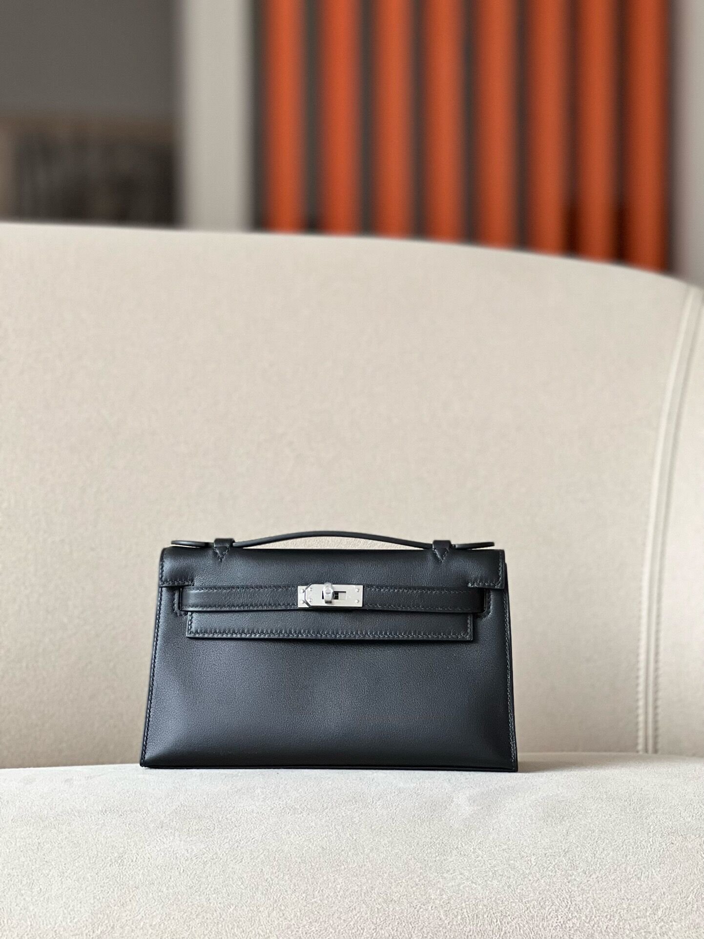 6683F8EF-D09C-FFF0-B7DD-76D5922370DC.jpg Hermes Kelly 1 Mini 22 Swift - Image 1