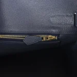 Hermes Birkin 30 Bleu Nuit Togo Gold Hardware - Image 9