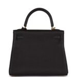 Hermes Kelly Retourne 25 Black Togo Gold Hardware - Image 4