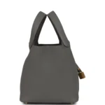 Hermes Picotin Lock 18 Gris Meyer Clemence Gold Hardware - Image 3