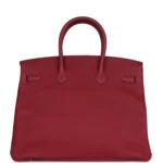 Hermes Birkin 35 Rouge Grenat Togo Palladium Hardware - Image 4