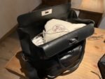 Hermes Toolbox Milk Carton Travel Bag Classic Black 20-33cm Small Quantity in Stock - Image 3