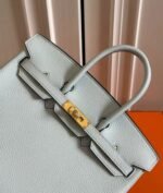 Hermes Birkin 25-35cm Haze blue Togo customization - Image 6