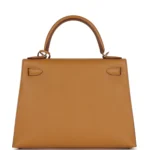 Hermes Kelly Sellier 28 Sesame Epsom Gold Hardware - Image 4