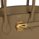 Hermes Birkin 30 Beige Marfa Togo Gold Hardware - Image 7