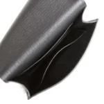 Hermes Roulis Slim Wallet Black Chevre Mysore Palladium Hardware - Image 9