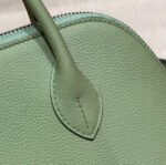 Herm&egrave;s Bolide 25 Avocado Green Sliver Buckle Custom - Image 13