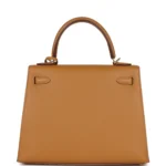 Hermes Kelly Sellier 25 Sesame Epsom Gold Hardware - Image 5