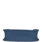 Hermes Evelyne TPM Bleu Tie Clemence Palladium Hardware - Image 6