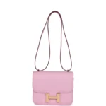 Hermes Constance 18 Mauve Sylvestre Epsom Rose Gold Hardware - Image 7