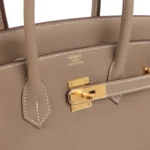 Hermes Birkin 35 Etoupe Togo Gold Hardware - Image 7