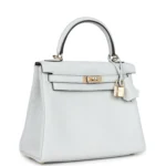Hermes Kelly Retourne 25 Gris Platine Togo Permabrass Hardware - Image 2