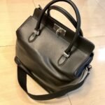 Hermes Toolbox Milk Carton Travel Bag Classic Black 20-33cm Small Quantity in Stock
