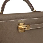 Hermes Kelly Sellier 20 Etoupe Epsom Gold Hardware - Image 7