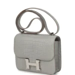 Hermes Constance 18 Gris Perle Matte Alligator Palladium Hardware - Image 5